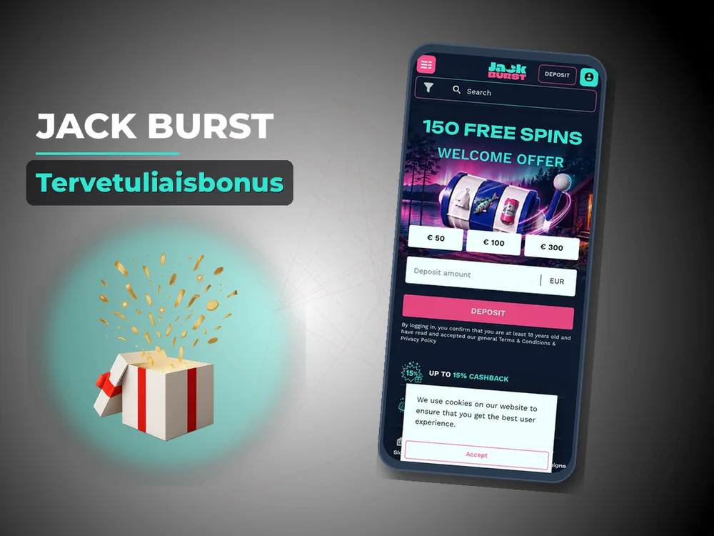 Jack Burst - Tervetuliaisbonus