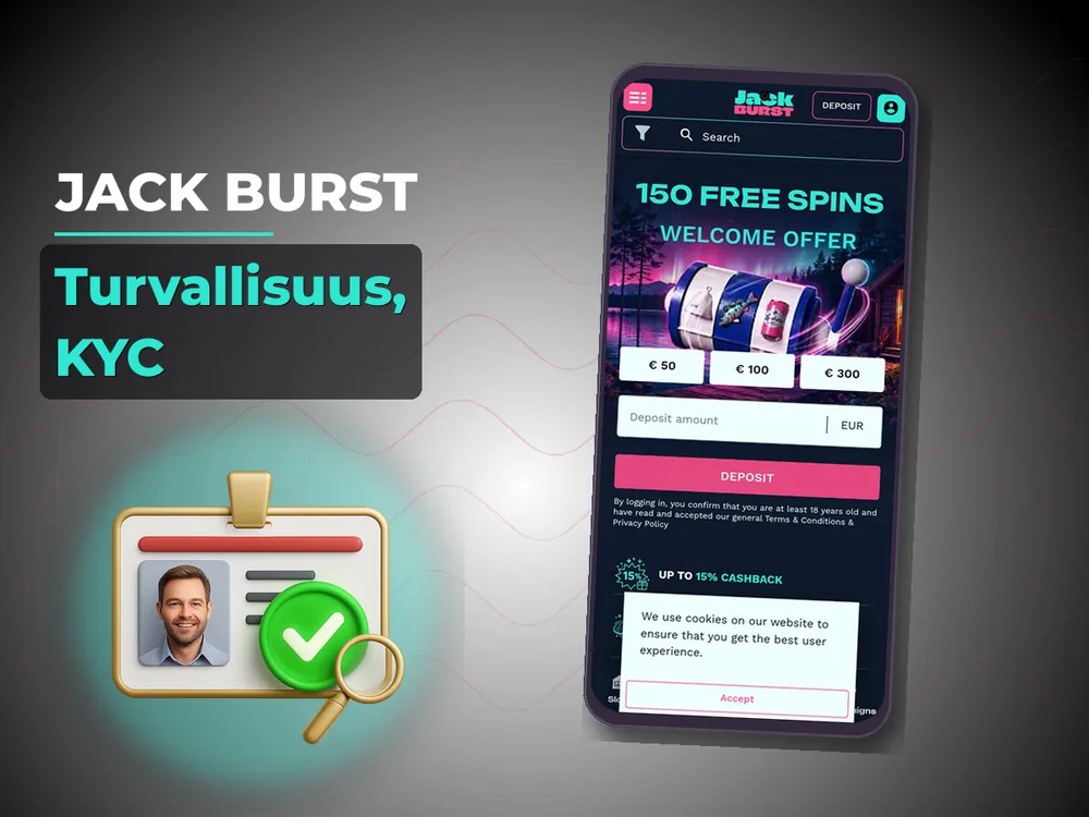 Jack Burst - Turvallisuus, KYC
