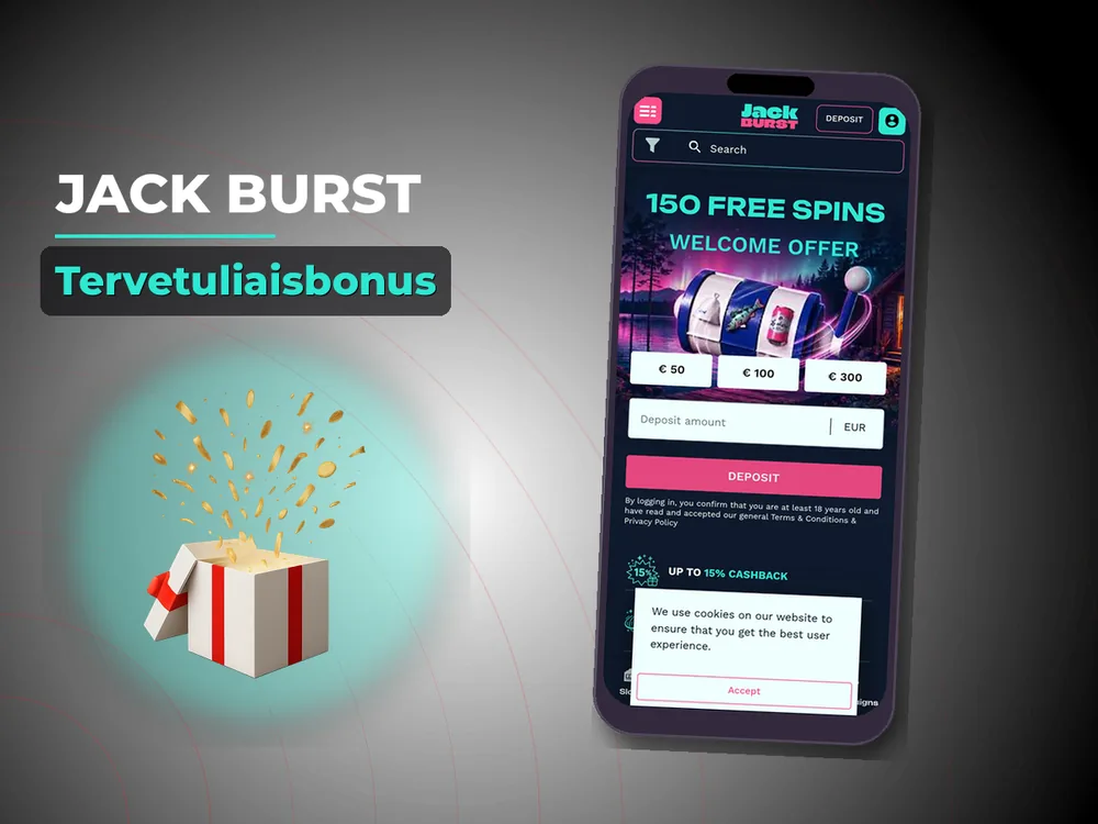 Jack Burst - Tervetuliaisbonus