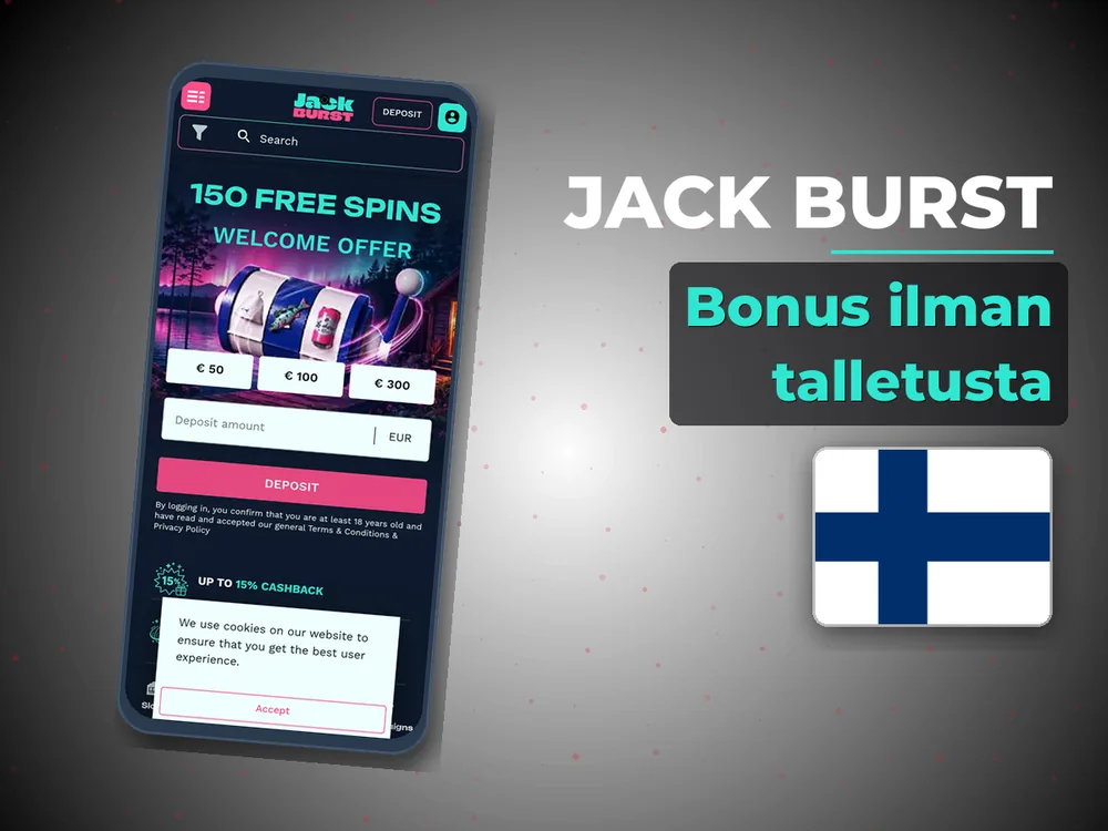 Jack Burst - Bonus ilman talletusta