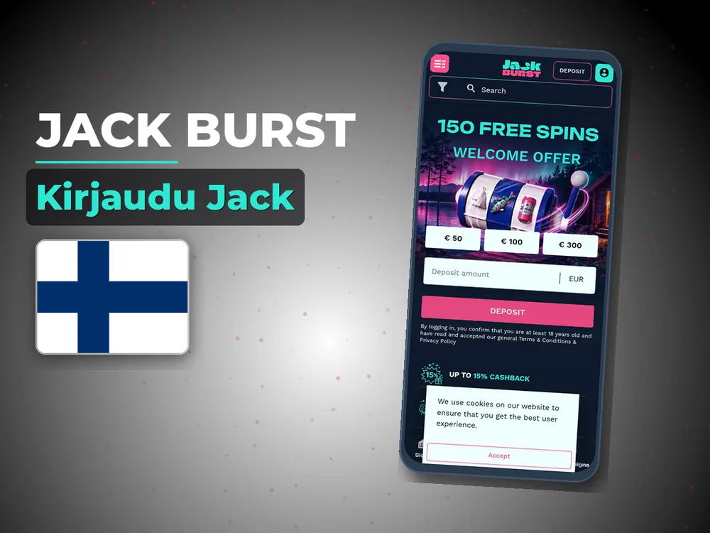 Jack Burst - Kirjaudu Jack