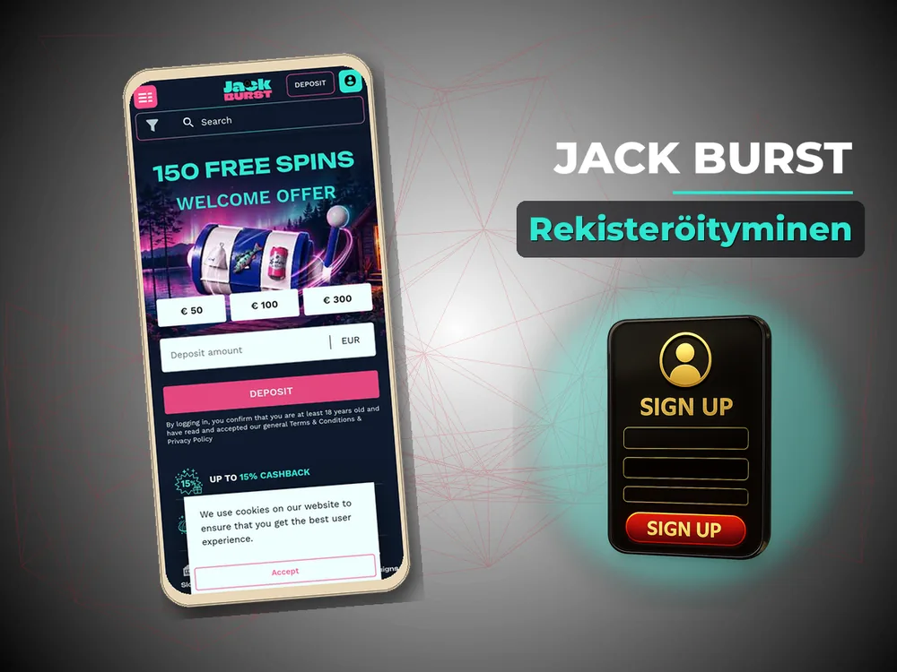 Jack Burst - Rekisteröityminen
