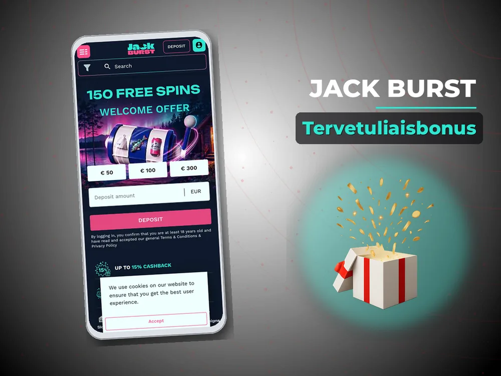 Jack Burst - Tervetuliaisbonus