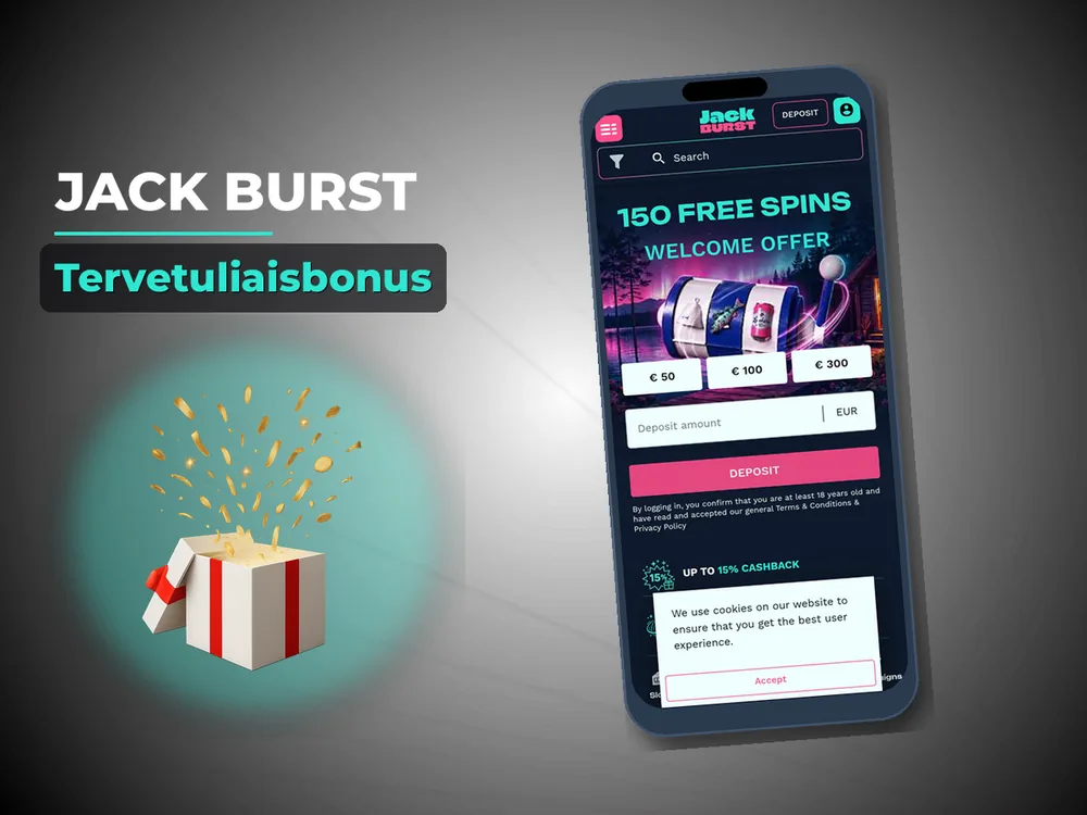 Jack Burst - Tervetuliaisbonus
