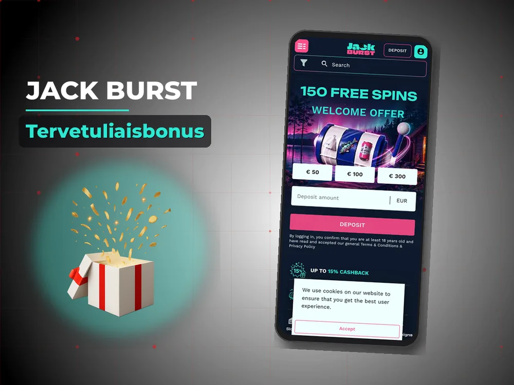 Jack Burst - Tervetuliaisbonus