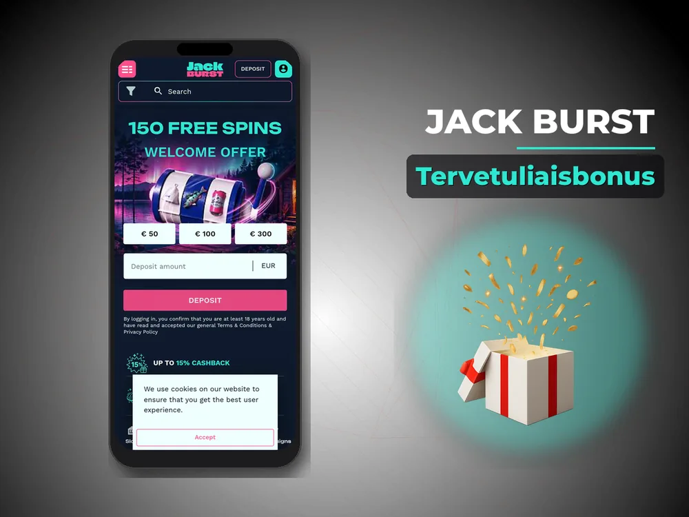 Jack Burst - Tervetuliaisbonus